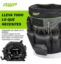 Awp Organizador de Herramientas de Cubo de 51 Bolsillos, Color Negro.